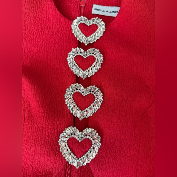 Rebecca Vallance Vibrant Red Mini Dress - Picture 6 of 16